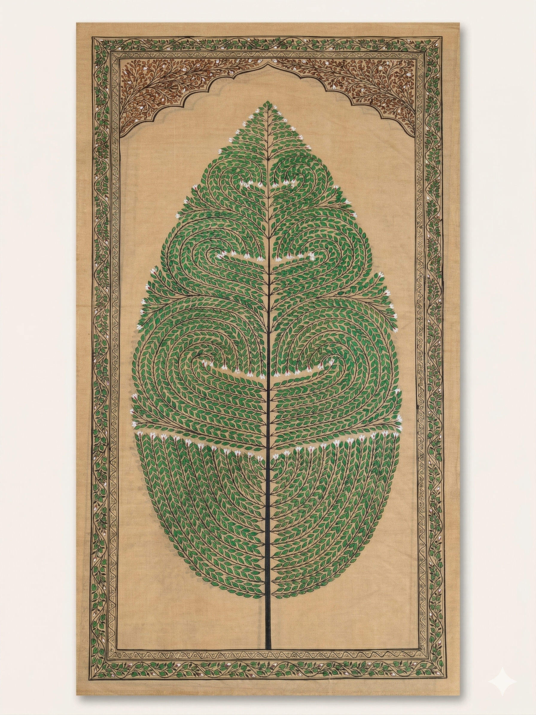 Tree of Life — Gold on Beige
